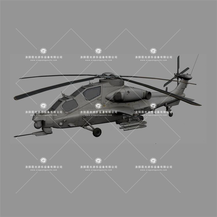 乐安武装直升机3D模型